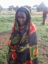 Boran girl oromia yabello Ethiopia Royalty Free Stock Photo