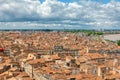 Bordeaux aerial cityscape