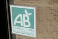 Ab agriculture biologique Bio farming Organic shop Street Sign logo and brand label