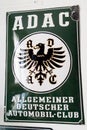 ADAC text brand and logo sign automobile club in Germany allgemeiner deutsher