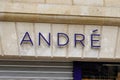 Bordeaux , Aquitaine / France - 05 05 2020 : Andre sign logo of shoes store footwear retailer
