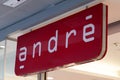 Bordeaux , Aquitaine / France - 09 24 2019 : AndrÃÂ© shoes store brand Vivarte Group French giant ready-to-wear apparel and