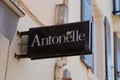 Antonelle logo brand and sign text entrance facade wall trendy boutique fashion