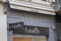 antonelle logo brand and sign text front entrance wall facade store fashion entrance