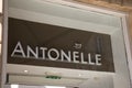 antonelle logo brand and sign text front wall trendy chain boutique fashion clothes