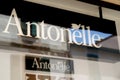 Antonelle logo brand and sign text windows facade store fashion trend clothing shop