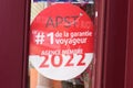 Apst traveler guarantee member agency 2022 logo sign and brand text guaranteed French