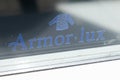 Armor Lux sign text and brand logo on windows boutique fashion shop marine sea ocean