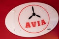 Avia 1946 logo text and brand sign gas filling station fuel group independent mineral