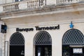 Banque tarneaud text sign and logo brand star blue office French bank agency