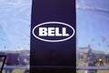 Bell helmet motorbike logo and text sign brand accessories for motorcycle