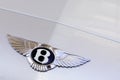 Bordeaux , Aquitaine / France - 08 04 2020 : Bentley logo sign chrome emblem of british luxury brand car