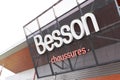 Besson chaussures sign logo and text brand on front store in France shoes fashion shop