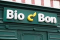 Bordeaux , Aquitaine / France - 07 28 2020 : Bio c`Bon supermarket grocery shop text and logo sign of commercial distribution of