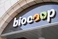 Bordeaux , Aquitaine / France - 01 15 2020 : Biocoop logo sign store front in street