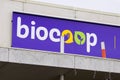 Bordeaux , Aquitaine / France - 01 15 2020 : Biocoop logo on store front logo sign shop distribution of food Bio fair trade