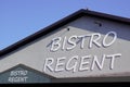 Bordeaux , Aquitaine / France - 08 04 2020 : Bistro regent sign logo and text of new french chain restaurant building