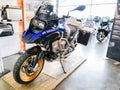 Bordeaux , Aquitaine / France - 02 15 2020 : BMW 1200 GS L.C adventure motorcycle bike in motorbike dealership new for sale Royalty Free Stock Photo