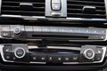 Bordeaux , Aquitaine / France - 03 30 2020 : BMW M3 car detail radio modern media system in black front interior