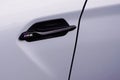 Bordeaux , Aquitaine / France - 01 15 2020 : BMW M2 Competition detail side black sport car door handle Royalty Free Stock Photo