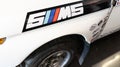 BMW M5 5 vintage race car from germany with racing sticker deus original teil and logo