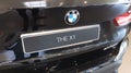 BMW X1 car rear logo and sign new model vehicle