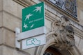 Bnp paribas bank agency logo sign green and text brand atm of french multinational