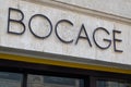 Bocage logo and text sign front of French store footwear shoes for men and women