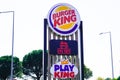 Burger King restaurant sign text and logo brand fast-food chain restaurant us franchise