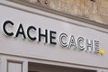 Bordeaux , Aquitaine / France - 10 30 2019 : cache cache shop sign logo store Trendy women clothing