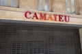 Camaieu logo brand closed store CamaÃÂ¯eu sign text facade shop french clothing fashion