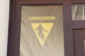 Camberabero logo text and brand sign french rugby sport shop clothing fashion store