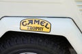 Camel Trophy logo text and brand sign race vehicle oriented competition annually