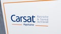 carsat aquitaine sante au travail et retraite french logo sign means occupational