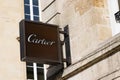 Cartier logo sign front of fine jewelry watches bridal sets accessories and