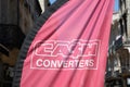 cash converters brand text flag and logo sign store street shop cash converting