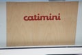 catimini brand text and sign logo shop facade boutique kids children clothing fashion