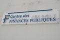 Bordeaux , Aquitaine / France - 06 01 2020 : centre des Finances Publiques logo and text sign for office of French public finance Royalty Free Stock Photo
