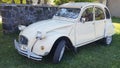 Citroen 2CV retro vintage french historical car ancient Royalty Free Stock Photo