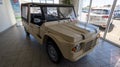 Citroen Mehari ancient beach car buggy convertible vehicle in France