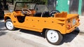 Citroen Mehari car orange vintage buggy old retro beach convertible vehicle