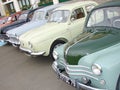 Bordeaux , Aquitaine / France - 11 19 2019 : Classic french oldtimer cars Motor car on show renault peugeot citroen simca