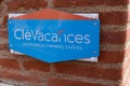 Cle vacances text sign and brand logo of french label bed and breakfast rent in France