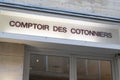 Bordeaux , Aquitaine / France - 02 15 2020 : Comptoir Des Cotonniers store window sign logo front boutique fashion shop