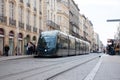 Bordeaux , Aquitaine / France - 10 30 2019 : Bordeaux cours de l`Intendance city center street main Royalty Free Stock Photo