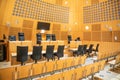 Courtroom interior Court of Law and Justice in bordeaux french city