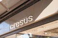 Cresus Pre-owned watches and exceptional jewelry store logo commercial sign in the