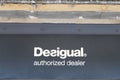 Bordeaux , Aquitaine / France - 07 22 2020 : Desigual authorized dealer logo and text shop sign spanish store clothing brand