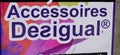 Desigual facade logo and text shop sign spain store clothes fashion brand