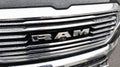 Dodge ram truck logo sign and brand text on front chrome truck vehicle car Royalty Free Stock Photo